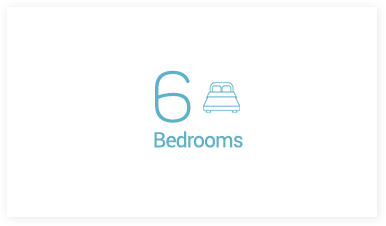 6 bedrooms